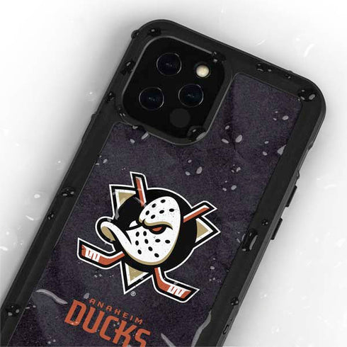 NHL Anaheim Ducks Distressed iPhone 12 Pro Waterproof Case
