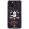 NHL Anaheim Ducks Distressed iPhone 13 Clear Case