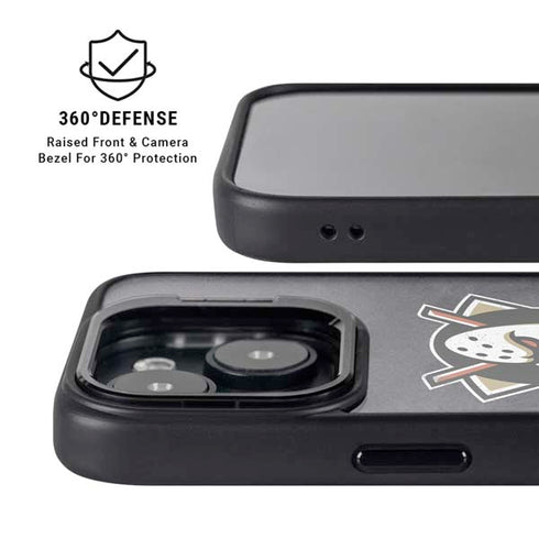 NHL Anaheim Ducks Distressed iPhone 13 Kickstand Case