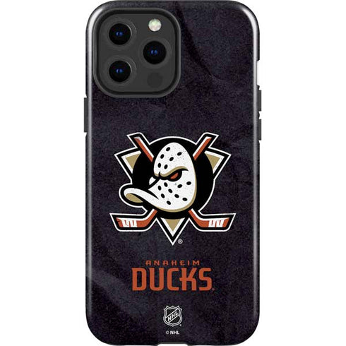NHL Anaheim Ducks Distressed iPhone 13 Pro Max Impact Case