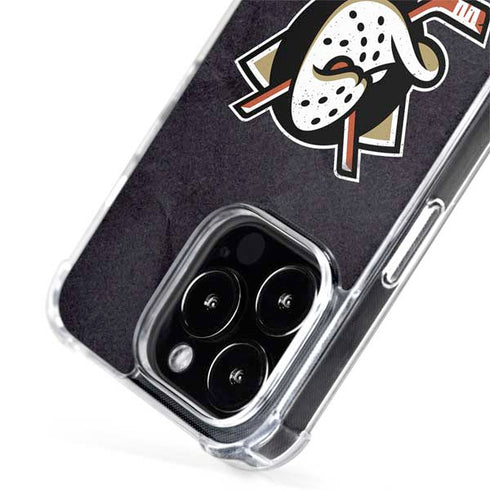 NHL Anaheim Ducks Distressed iPhone 13 Pro Max MagSafe Case