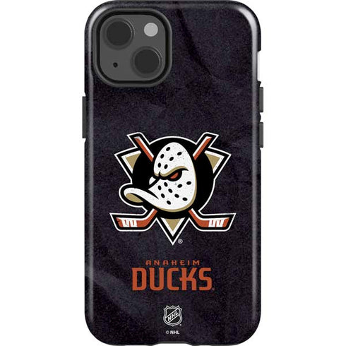 NHL Anaheim Ducks Distressed iPhone 14 Impact Case