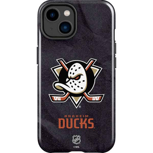 NHL Anaheim Ducks Distressed iPhone 14 Plus Impact Case
