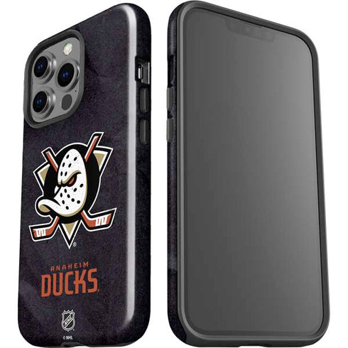 NHL Anaheim Ducks Distressed iPhone 14 Pro Impact Case