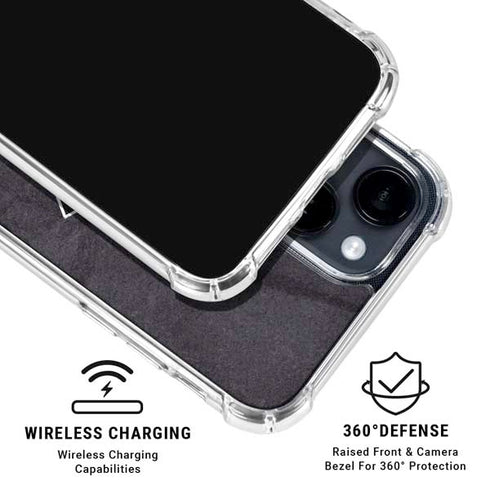 NHL Anaheim Ducks Distressed iPhone 15 Clear Case