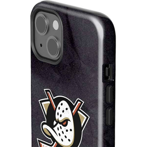 NHL Anaheim Ducks Distressed iPhone 15 Plus Impact Case