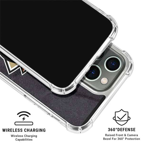 NHL Anaheim Ducks Distressed iPhone 15 Pro Clear Case