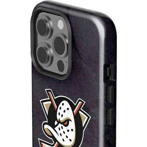 NHL Anaheim Ducks Distressed iPhone 15 Pro Impact Case