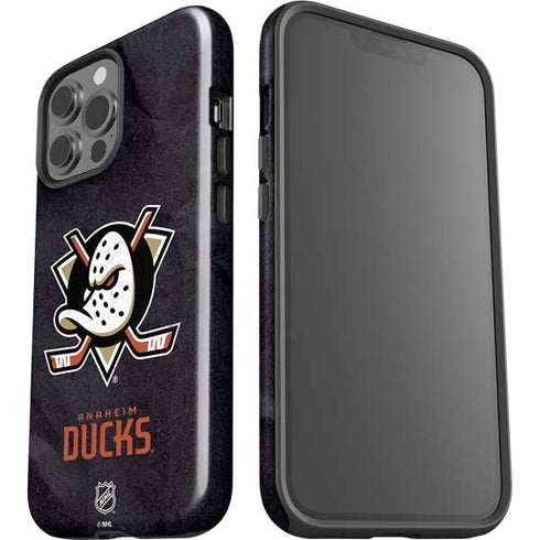 NHL Anaheim Ducks Distressed iPhone 15 Pro Max Impact Case