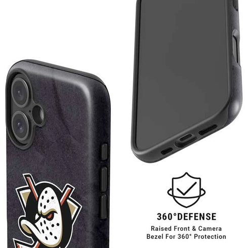 NHL Anaheim Ducks Distressed iPhone 16 Magsafe Impact Case
