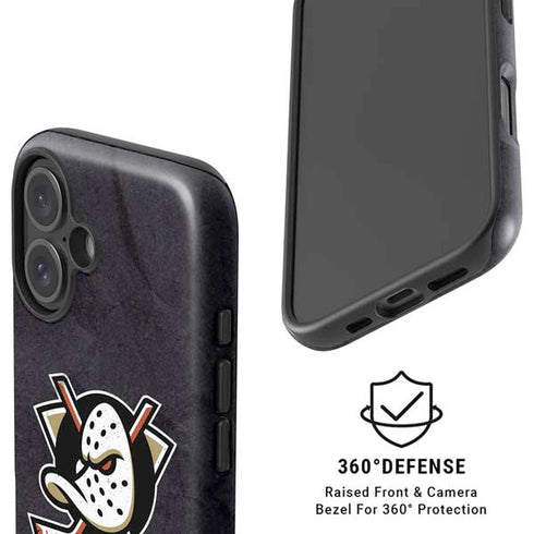 NHL Anaheim Ducks Distressed iPhone 16 Plus Magsafe Impact Case