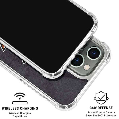 NHL Anaheim Ducks Distressed iPhone 16 Pro Max Clear Case