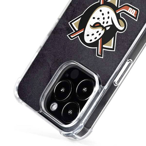 NHL Anaheim Ducks Distressed iPhone 16 Pro Max MagSafe Case