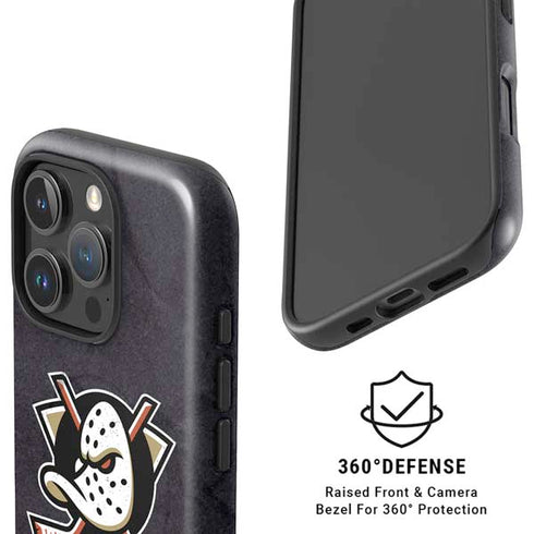 NHL Anaheim Ducks Distressed iPhone 16 Pro Max Magsafe Impact Case