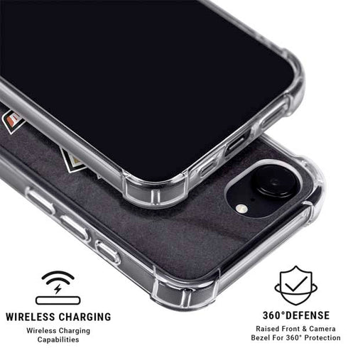 NHL Anaheim Ducks Distressed iPhone 16e MagSafe Case