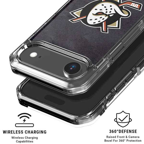 NHL Anaheim Ducks Distressed iPhone 17 Air Clear Case