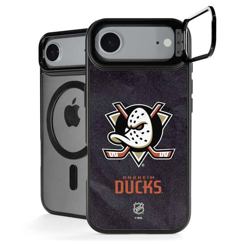 NHL Anaheim Ducks Distressed iPhone 17 Air Kickstand Case