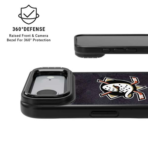NHL Anaheim Ducks Distressed iPhone 17 Air Kickstand Case