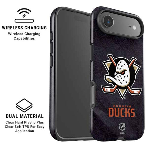 NHL Anaheim Ducks Distressed iPhone 17 Air Magsafe Impact Case