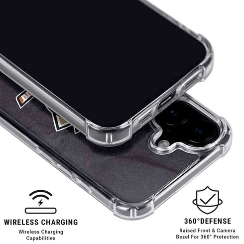 NHL Anaheim Ducks Distressed iPhone 17 Clear Case