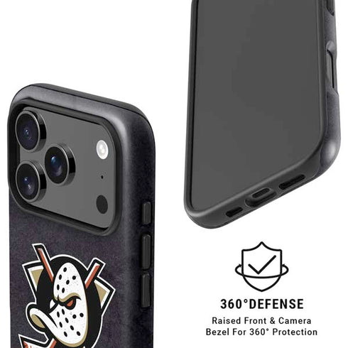 NHL Anaheim Ducks Distressed iPhone 17 Pro Magsafe Impact Case