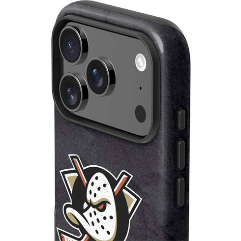 NHL Anaheim Ducks Distressed iPhone 17 Pro Max Impact Case