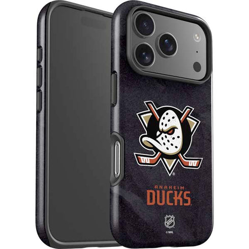 NHL Anaheim Ducks Distressed iPhone 17 Pro Max Impact Case