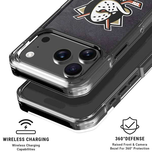 NHL Anaheim Ducks Distressed iPhone 17 Pro Max MagSafe Case