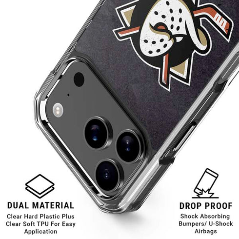 NHL Anaheim Ducks Distressed iPhone 17 Pro Max MagSafe Case