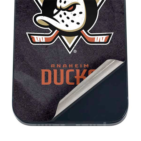 NHL Anaheim Ducks Distressed iPhone 17 Pro Skin