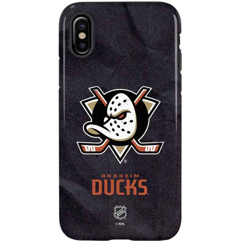 NHL Anaheim Ducks Distressed iPhone X Pro Case
