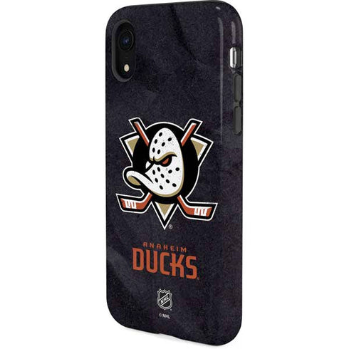 NHL Anaheim Ducks Distressed iPhone XR Pro Case