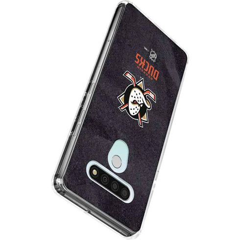 NHL Anaheim Ducks Distressed LG Stylo 6 Clear Case