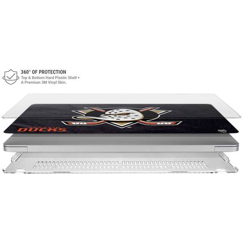 NHL Anaheim Ducks Distressed MacBook Air 15in (2023-2025) Case plus Skin