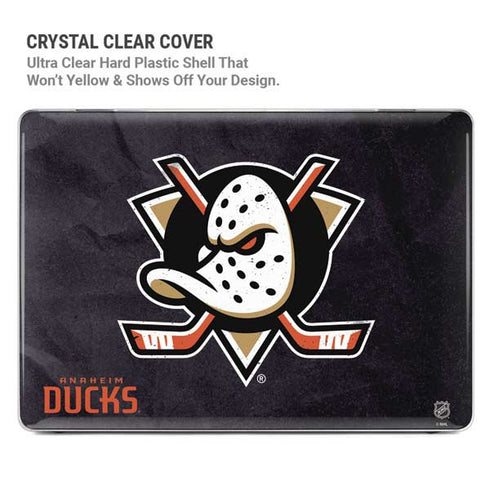 NHL Anaheim Ducks Distressed MacBook Pro 14in (2021-24) Case plus Skin