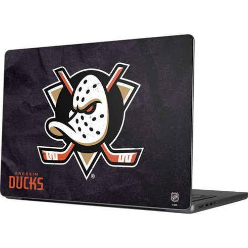 NHL Anaheim Ducks Distressed MacBook Pro 14in (2021-24) Skin