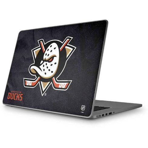 NHL Anaheim Ducks Distressed Apple MacBook Pro 17-inch Skin