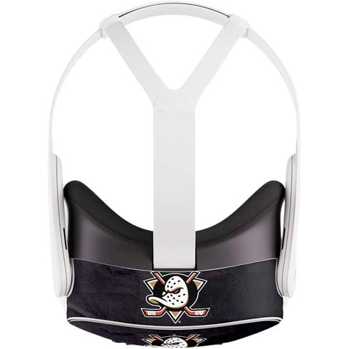 NHL Anaheim Ducks Distressed Meta Quest 3S Skin