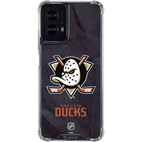 NHL Anaheim Ducks Distressed Moto G Power 5G (2024) Clear Case