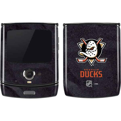 NHL Anaheim Ducks Distressed Motorola RAZR Skin