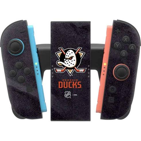 NHL Anaheim Ducks Distressed Nintendo Switch 2 (2025) Joy-Con Controller Skin