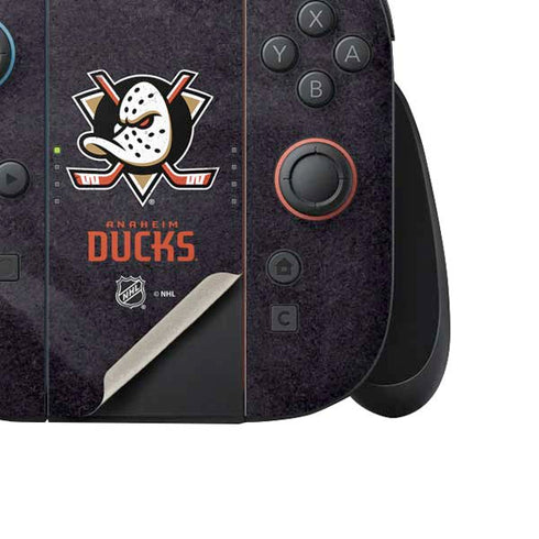 NHL Anaheim Ducks Distressed Nintendo Switch 2 (2025) Joy-Con Controller Skin