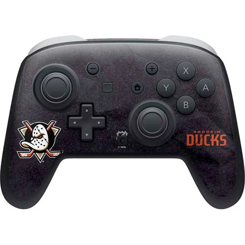 NHL Anaheim Ducks Distressed Nintendo Switch 2 (2025) Pro Controller Skin