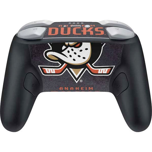 NHL Anaheim Ducks Distressed Nintendo Switch 2 (2025) Pro Controller Skin