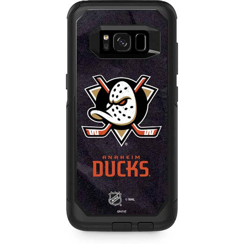 NHL Anaheim Ducks Distressed Otterbox Commuter Galaxy Skin
