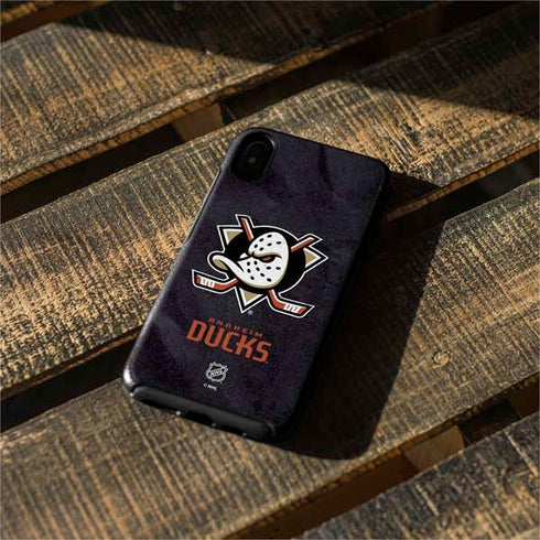 NHL Anaheim Ducks Distressed Otterbox Symmetry iPhone Skin