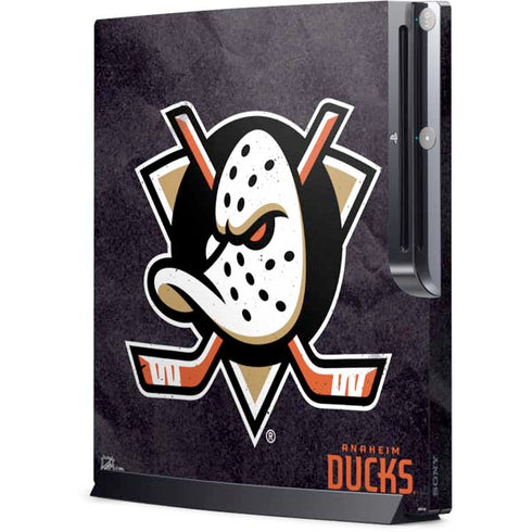 NHL Anaheim Ducks Distressed Playstation 3 & PS3 Slim Skin