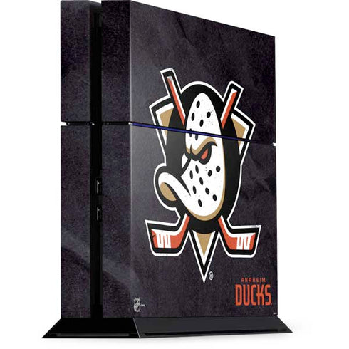 NHL Anaheim Ducks Distressed PS4 Console Skin