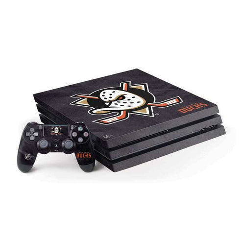 NHL Anaheim Ducks Distressed PS4 Pro Bundle Skin