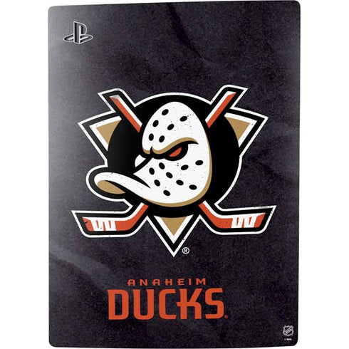 NHL Anaheim Ducks Distressed PS5 Console Skin